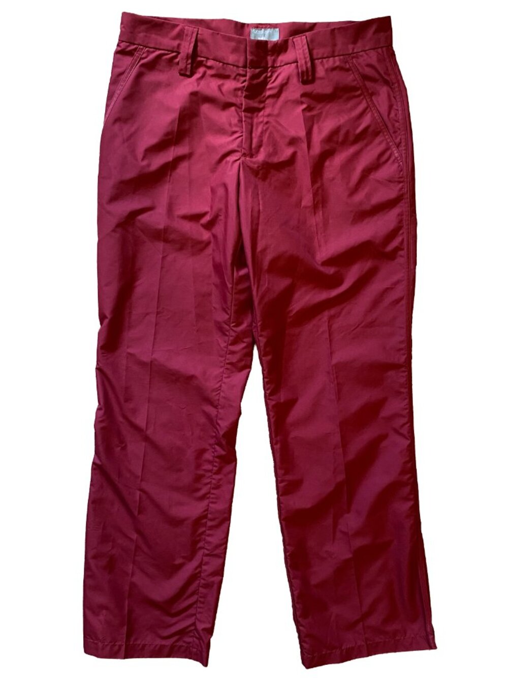 J. Lindeberg Dark Red Men's Golf Pants Trousers 32 x 32 Rain Water-Repellent Y2K